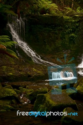 Horseshoe Falls In Mount Field National Park Stock Photo