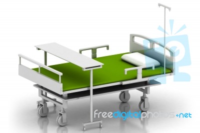 Hospital Bed Stock Image