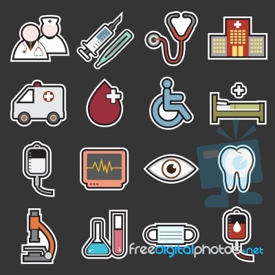 Hospital Icon Stock Image