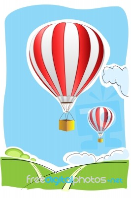 Hot Air Balloon Stock Image