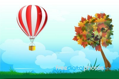 Hot Air Balloon Stock Image