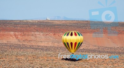 Hot Air Ballooning Stock Photo