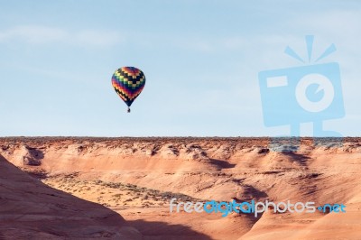 Hot Air Ballooning Stock Photo