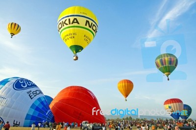 Hot Air Balloons Stock Photo