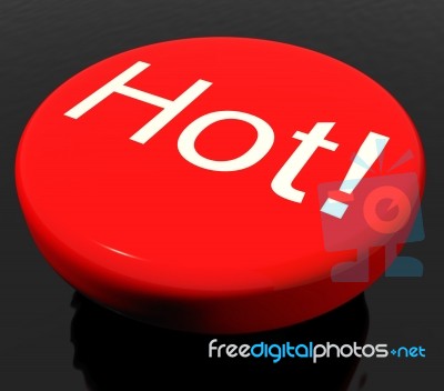 Hot Button Stock Photo