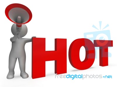 Hot Character Shows Amazing Fantastic Great Deals Stock Image