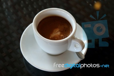 Hot Coffee Stock Photo