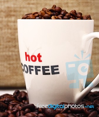 Hot Coffee Stock Photo