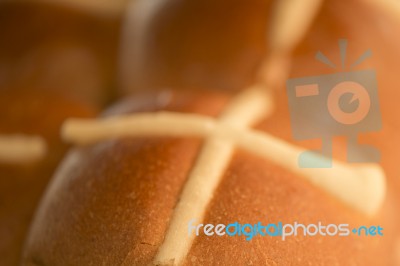 Hot Cross Buns Stock Photo