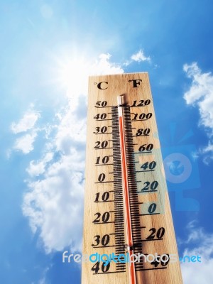 Hot Temperature Stock Photo