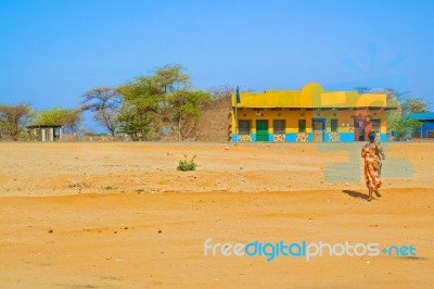 Hotel In Kenya Stock Photo