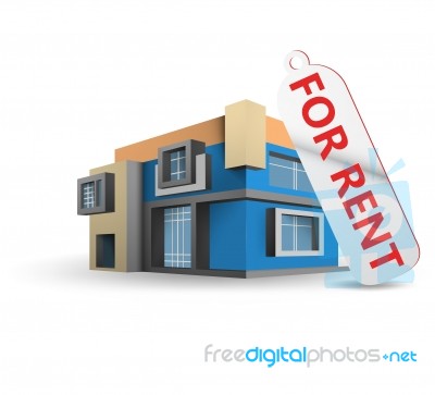 House For Rent Stock Image