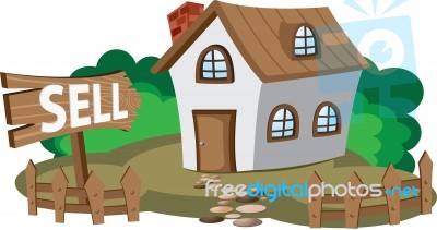 House For Sell Stock Image