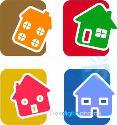 House Icons Stock Image