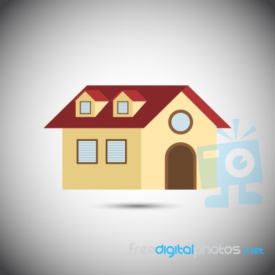 House.  Illustration Stock Image