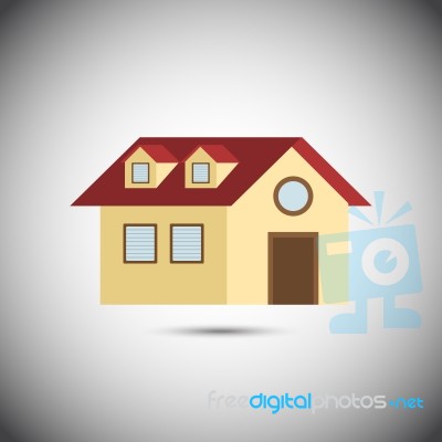 House.  Illustration Stock Image