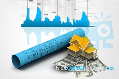 House Mortgage Concept Stock Image