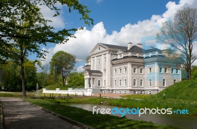 House On Shore Stock Photo