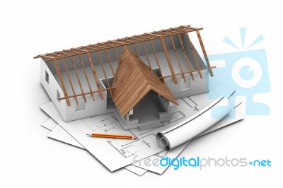 Housing Project Stock Image