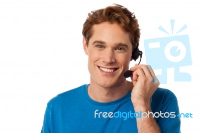 How Can I Assist You ? Stock Photo