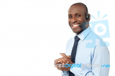 How Can I Assist You ? Stock Photo