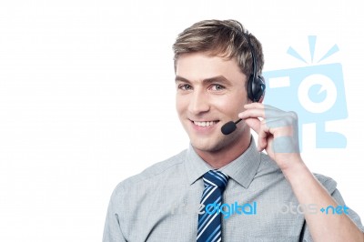 How Can I Assist You Today? Stock Photo