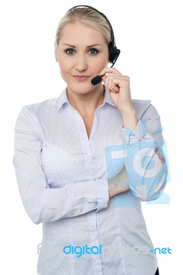 How Can I Assist You Today? Stock Photo