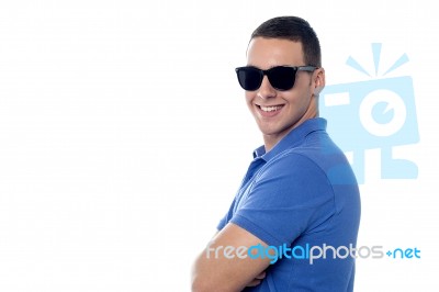 How Do I Look In These Shades? Stock Photo