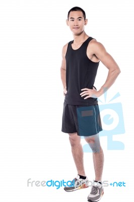 How Is My Sports Wear! Stock Photo