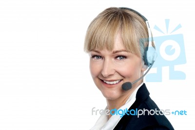 How May I Help You? Stock Photo