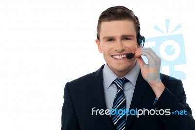 How May I Help You? Stock Photo