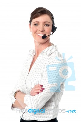 How May I Help You Today? Stock Photo