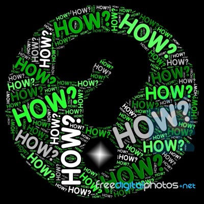 How Question Mark Shows Not Sure And Uncertain Stock Image