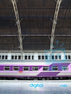 Hua Lamphong Railway Station Stock Photo