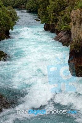 Huka Falls Stock Photo