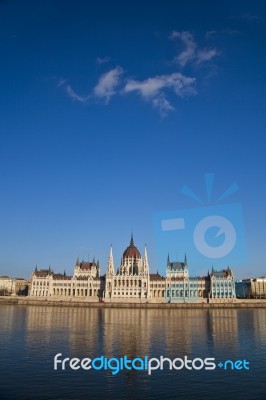 Hungarian Parliament Stock Photo