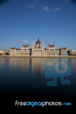 Hungarian Parliament Stock Photo