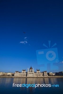 Hungarian Parliament Stock Photo