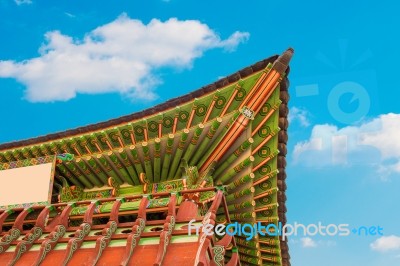 Hwaseong Fortress In Suwon,famous In Korea Stock Photo