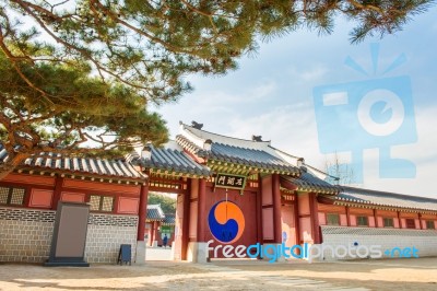 Hwaseong Fortress In Suwon,famous In Korea Stock Photo