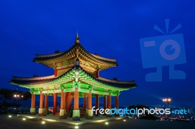 Hwaseong Fortress In Suwon,korea Stock Photo