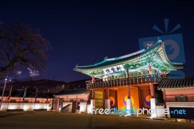 Hwaseong Fortress In Suwon,korea Stock Photo