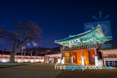 Hwaseong Fortress In Suwon,korea Stock Photo