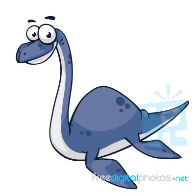 Hydrotherosaurus Character Stock Image