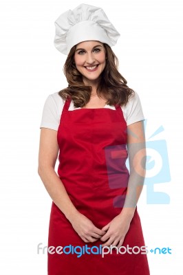 I Am A New Chef Here Stock Photo
