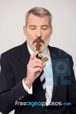 I Am A Occasional Smoker Stock Photo