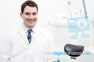 I Am Helping You For A Bright Smile Stock Photo