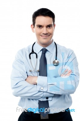 I Am Here To Serve You ! Stock Photo