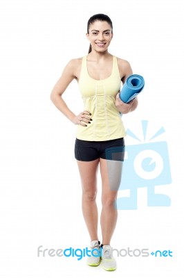 I Am Ready For My Daily Workout Stock Photo