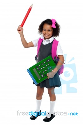 I Am Ready For School, Are You? Stock Photo